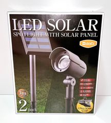 ダイス LEDソーラースポットライト 2個セット コストコ クリップライト