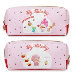 【マイメロディ【B】001770-52】 ペンケース 筆箱 女の子 サンリオ NETFLIX マイメロディ & クロミ ペンポーチ おしゃれ かわいい 可愛い 大容量 小学生 小学校 中学生 高校生 女子 キャラクター ポーチ キッズ 子供