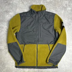 THE NORTH FACE ザノースフェイス フリースジャケット ナイロン切り替え ジップジャケット ボアフリース オリーブグリーン