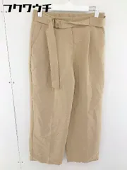 ◇ ◎ A day in the life UNITED ARROWS アデイインザライフ ユナイテッドアローズ パンツ サイズ38 ベージュ レディース  【1109130012576】