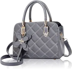 T.Y.ryanryan 母の日 ショルダーバッグ レディース 小さめ 斜めがけ ハンドバッグ 肩掛け 四つ葉( グレー)