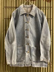 Old Denim Coverall デニムカバーオール　デニムジャケット　トラッカージャケット