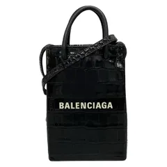 美品　バレンシアガ　ミニショッピングスマートフォンホルダー クロコ型　グリーン 楽天市場】BALENCIAGA バレンシアガ ショッピング フォン