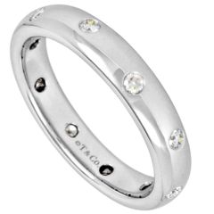 ティファニー Tiffany&Co. ドッツ リング 指輪 ダイヤモンド 約16号 Pt950 8.5g プラチナ メンズ【中古】