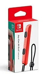 【中古】（任天堂純正品）Joy-Conストラップ ネオンレッド