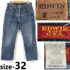希少/アメリカ/USA製★エドウィン/EDWIN USA★50288-12/デニムパンツ【W32/股下67cm】JEANS/Pants/Trouser/Vintage/80s-90s?/ズボン◆cBH666-i<sale>
