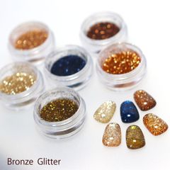 グリッター ジェルネイル ネイル ネイルアート ゴールド シルバー金箔 6種類 約1g 23 linogelplus リノジェルプラス