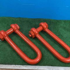 【中古品】太陽(TAIYO) 強力長シャックル ボルトナット止め WLL 14t 2個セット【岩槻店】のサムネイル
