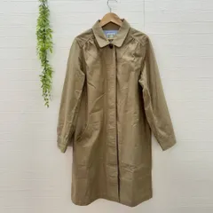 【BEAMS HEART】 ロングコート (S) ブラウン　茶色　ビームスハート　ロング丈　膝丈　スプリングコート　カジュアル　美品