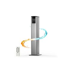 KEECOON 加湿器 スチーム式 大容量13L 100℃高温除菌 加熱式 +超音波式 ハイブリッド式 アロマ加湿 器. お手入れしやすい 自動湿度調整 タワー 上から給水 水浄化 省エネ 遠隔制御 最大噴霧量500ML/H 40畳 30dB静音 おやすみ 1のサムネイル