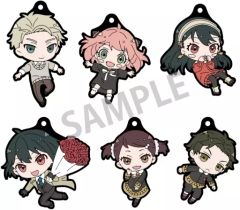 [Used] Merchandise Set of 6 Types: "SPY×FAMILY Trading Rubber Strap (Okkochi 2)"
