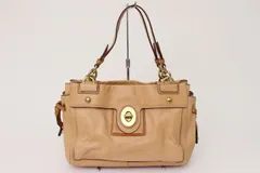コーチ トートバッグ キャリーオール 14522 ハンドバッグ ブランド 鞄 カバン レディース ベージュ COACH 【中古】