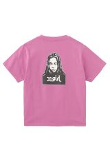 X-girl エックスガール 105251011011 FACE S/S TEE Tシャツ PINK 正規通販 レディース