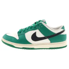 NIKE (ナイキ) DUNK LOW RETRO SE LOTTERY ダンク ロッタリー ローカットスニーカー ホワイト/グリーン US10.5/28.5cm DR9654-100