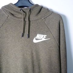 ナイキ NIKE アクティブスウェットパーカー ジャージ メンズ XS ワンポイント プリントロゴ 古着