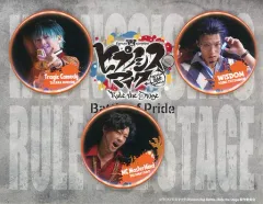 【中古】バッジ・ピンズ オオサカ・ディビジョン/どついたれ本舗 缶バッジセット(3個セット) 「舞台『ヒプノシスマイク-Division Rap Battle-』Rule the Stage -Battle of Pride-×きゃらドリ!!」