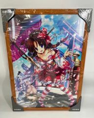 絵師100人展08ピロ水アクリルプレート「秋麗あきうらら」