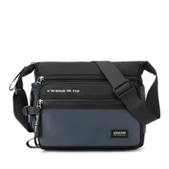 ☆ ネイビー ☆ ショルダーバッグ メンズ 斜めがけ ショルダーバッグ 大容量 ショルダーバック ショルダー 肩掛け 斜めかけ 斜めかけバッグ ワンショルダーバッグ サコッシュバッグ メッセンジャーバッグ 多機能 他収納 ポケット マチ メンズ レディース