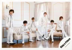 【中古】生写真(ジャニーズ) King ＆ Prince/集合(6人)/横型・全身・衣装白・平野、永瀬、神宮寺、岩橋座り/「King ＆ Prince First Concert Tour 2018」グッズオフショット/公式生写真