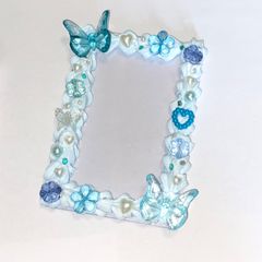 トレカデコ 硬質ケース ぱしゃこれ ホイップ 青 水色 (No.61)