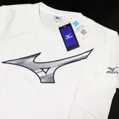 ○送料390円可能商品 ミズノ ゴルフ MIZUNO GOLF 新品 メンズ 接触冷感 吸汗速乾 半袖 Tシャツ 白 Mサイズ[K2JAB12101-M]一 三 壱★QWER
