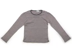  組曲 Kumikyoku Tシャツ・カットソー 150 女の子 ピンク・グレー・ボーダー 子供服 ベビー服 キッズ（1355992）