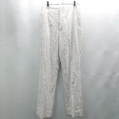 ◇ ⊂ UNITED ARROWS ユナイテッドアローズ テーパードパンツ サイズ38 オフホワイト レディース E  【1503060026335】