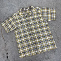 【Catalina】50s Check Pattern Open Collar Shirt 