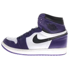 NIKE (ナイキ) AIR JORDAN 1 RETRO HIGH OG COURT PURPLE 555088-500 エアジョーダン1 コートパープル ハイカットスニーカー ホワイト/パープル US9/27.0cm