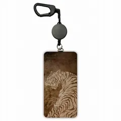  パスケース 定期入れ レディース 定期ケース 大人女子 かわいい子供用 高校生 学生 男性用 伸びる リール カード入れ トラ タイガー グランジ メンズ