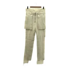 【新品】  Midorikawa / ミドリカワ | 2021AW | GAUZE TROUSERS ウール混 ガーゼトラウザー ニットパンツ | M | OFF WHITE / オフホワイト | メンズ