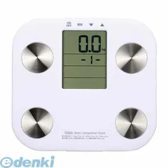 【新品・7営業日以内発送】オーム電機 08-0035 体重体組成計 ホワイト HB-K90-W 080035【沖縄離島販売不可】