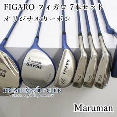 【中古】 レディース マルマン FIGARO フィガロ 7本セット オリジナルカーボン/L ※グリップ難あり [7899]