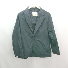 ◇ LB.03 nano universe 撥水 シングルボタン Vネック ファスナーポケット 長袖 ジャケット サイズS ブラック レディース E  【1308160013069】