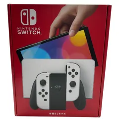 未使用品 Nintendo Switch ニンテンドースイッチ 有機ELモデル HEG-S-KAAAA ゲーム ハード 任天堂 本体 中古 W４