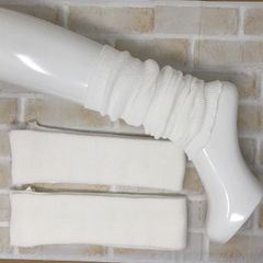 オーガニックコットン100%レックウォーマー2足セット