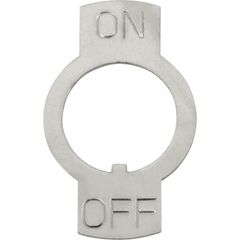 スイッチインジケータープレート Switch Indicator Plate - Washer, Carling, On-Off, Vintage