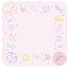말 [무료 배송] [별의 커비] 미니 타월 [모쿠모쿠 파스텔] [커비] [게임] [게임 캐릭터] [커비] [닌텐도] [타월] [타오루] [핸드 타월] [손수건] [어린이] [키즈] [잡화] [상품] [귀여운]