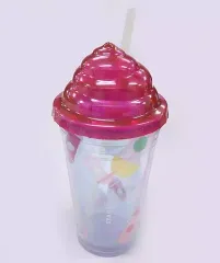 【中古】マグカップ・湯のみ(キャラクター) ロゴコールドカップタンブラーホイップリッドフラペチーノ 16oz 「スターバックスコーヒー」