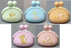 【中古】財布・パスケース 全5種セット 「コロコロスヌーピー ほんわかシリコンがまぐち」