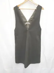 ◇ Θ ビューティアンドユース チェック柄 ロング丈 ジャンパー スカート サイズ表記なし ブラウン系 レディース E  【1508060005106】