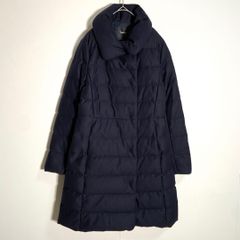 プレミアムダウン ロングコート L ネイビー オーストラリア産 - メルカリ