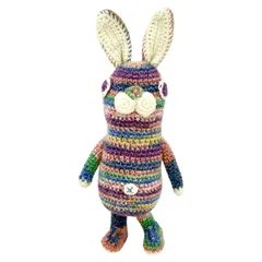 【次回入荷予定なし】ガザールコットン ・ 使用） (ナイフメーラ エルタデザイン うさぎのポッコ 武田浩子 あみぐるみキット HT-24 NASKA