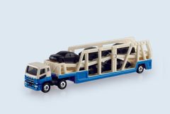 【新品】 タカラトミー ホワイト×ブルー/赤箱 スーパーグレート 玩具安全基準合格 カーキャリアー STマーク認証 キャリアカー ロングタイプ TAKARA TOMICA 三菱ふそう TOMY ミニカー おもちゃ male トミカ 131 箱入り 3歳 『  