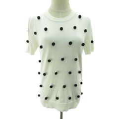 プラダ PRADA タイトスカート ひざ丈 ツイード ウール シルク混 ワン  