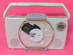 CASIO　防水ポータブルCD／チューナーシステム　AJ-17 Amazon.co.jp: CASIO AJ-17BE カシオ防水CDラジオ (青) : 家電