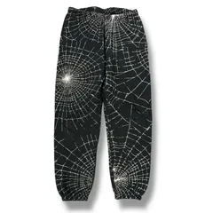 国内正規 SUPREME 16AW Spider Web Sweatpant スパイダーウェブ スウェットパンツ イージーパンツ シュプリーム ブラック S  86041A3