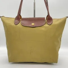 【良品】LONGCHAMP プリアージュS ハンドバッグ トートバッグ イエロー