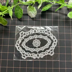 【在庫処分】カッティングダイ　ミニハートレースフレーム