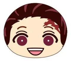 【中古】ぬいぐるみマスコット・ぬいぐるみバッジ 竈門炭治郎 「鬼滅の刃 おまんじゅうにぎにぎマスコット」